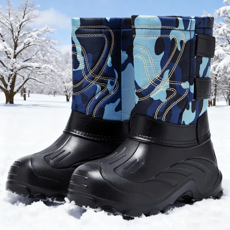 Fishing Boots - أحذية شتوية عالية الرقبة للرجال بتصميم