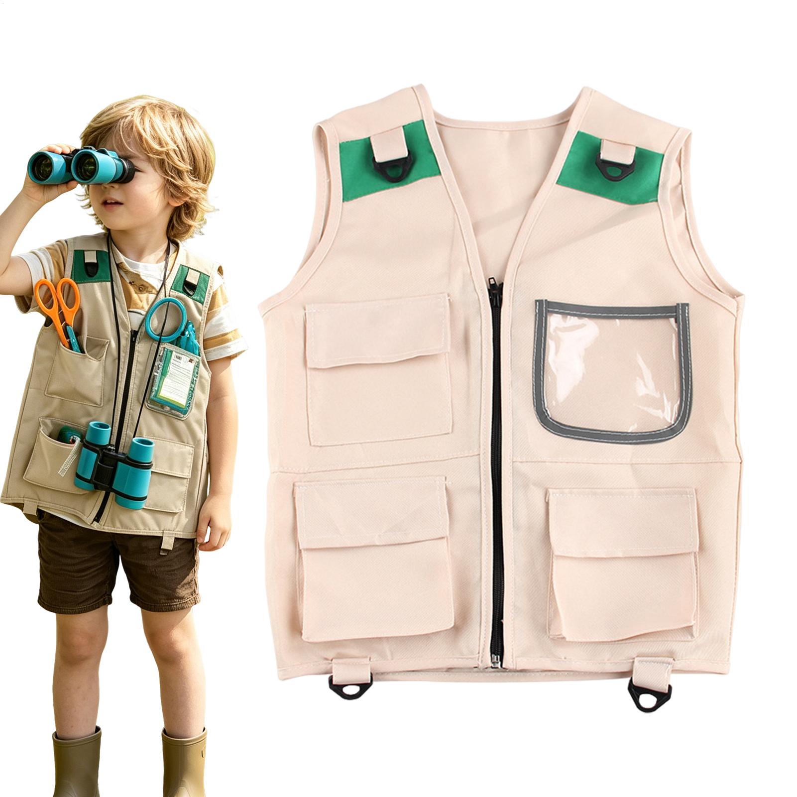 زي سفاري للأطفال، سترة عمالية  - مراجعة Fishing Vest وسعره