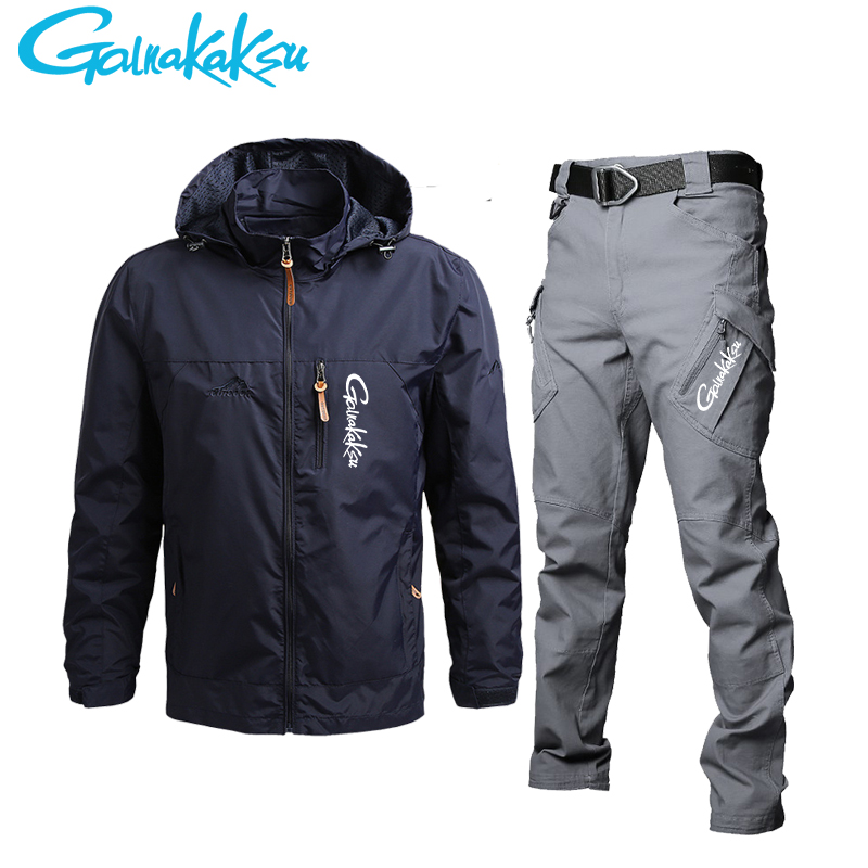 سترة وسراويل للرجال مضادة للما - مراجعة Fishing Jacket Waterproof وسعره
