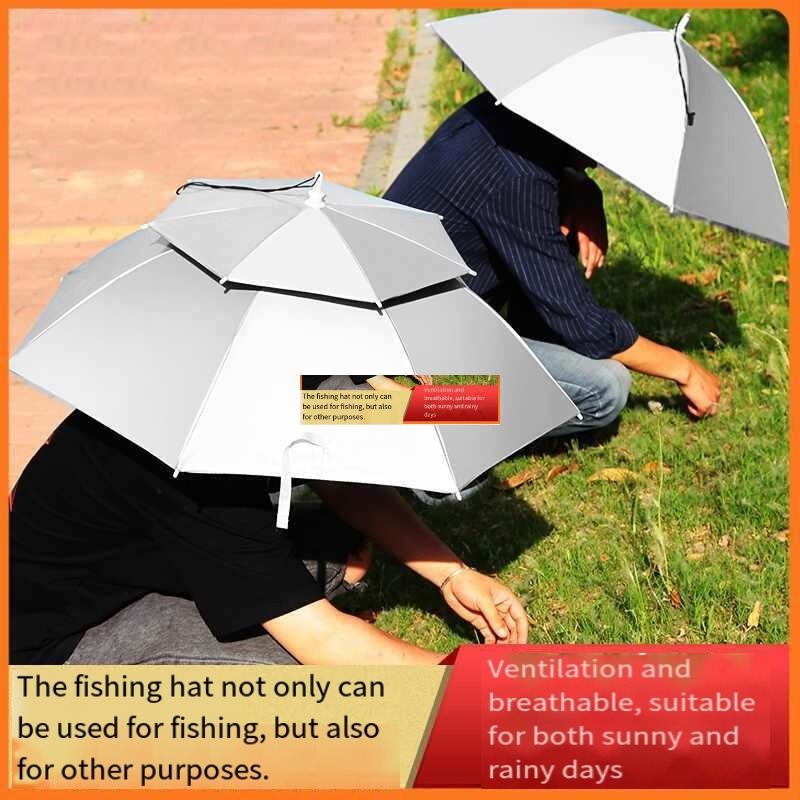 قبعة مظلة كبيرة مزدوجة الطبقات - مراجعة Fishing Hat وسعره