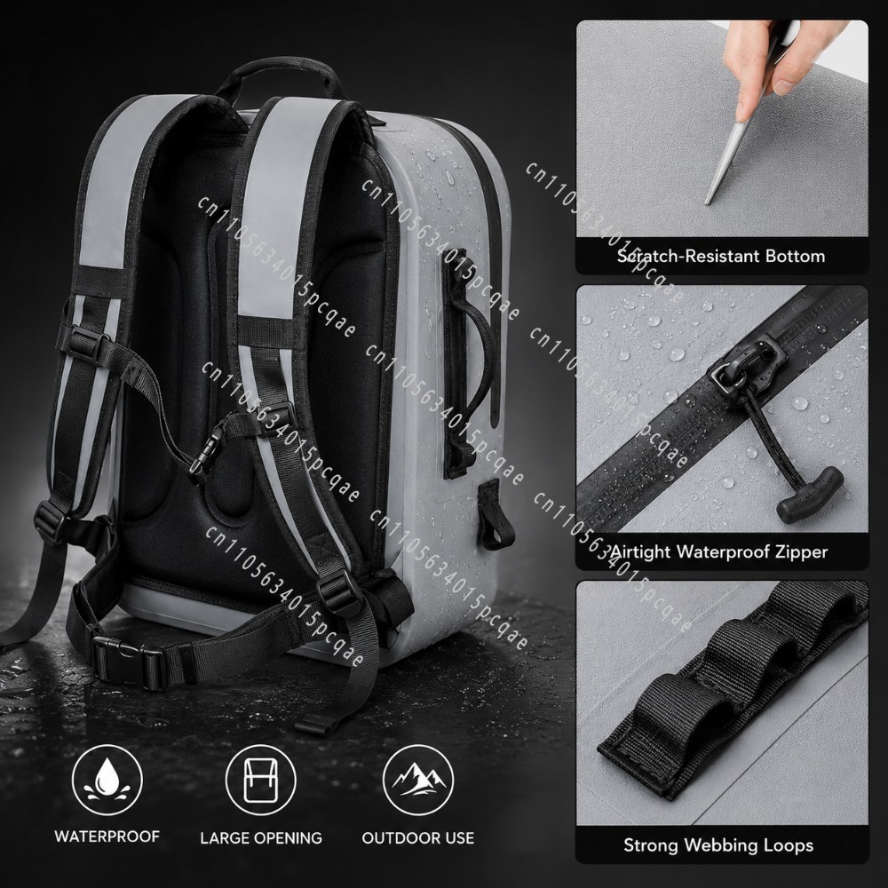 حقيبة ظهر محكمة الإغلاق لصيد ا - مراجعة Fishing Bag Waterproof وسعره